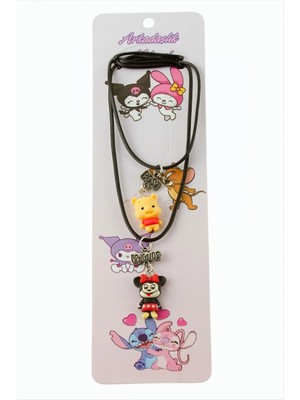 Çzgflm Karakteri Arkadaşlık Kolyeleri (Çift Kolye)