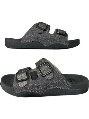 Mulex 11651-S Kadın Anatomik Taban Tokalı Ayarlanabilir Günlük Terlik