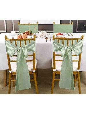 Ayzen Home 10 Adet Sandalye Fıyongu, Sandalye Süsü, Düğün ve Organızasyonlar Için