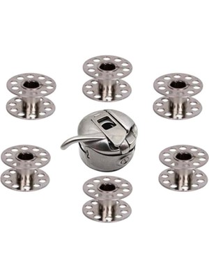 Sınger Ev Tipi Aile Dikiş Makineleri Mekik Metal Masura Seti 6 Parça