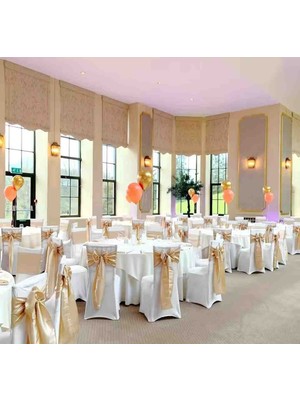 Ayzen Home 10 Adet Sandalye Fıyongu, Sandalye Süsü, Düğün ve Organızasyonlar Için