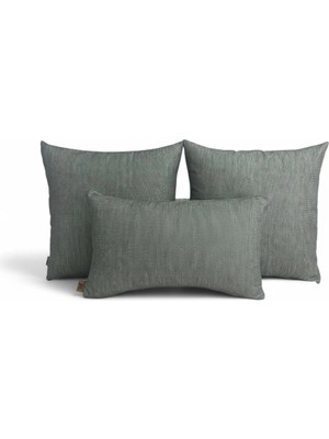 Elanora Home Indoor Outdoor Kırlent,güneşe Dayanıklı Balkon Bahçe Marin Kırlent Kılıfı 3’lü Set