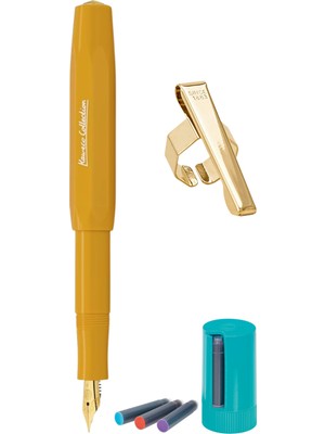 Kaweco Klasik Sport Dolma Kalem Honey Uç+ Kartuş Kutusu 8'li Karışık Renk + Klips Hediyeli