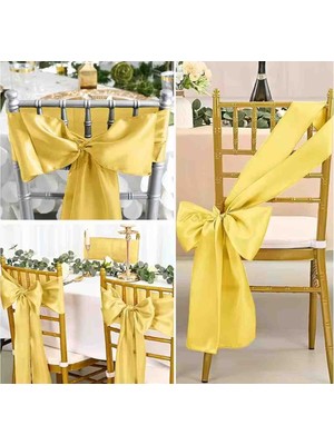 Ayzen Home 10 Adet Sandalye Fıyongu, Sandalye Süsü, Düğün ve Organızasyonlar Için