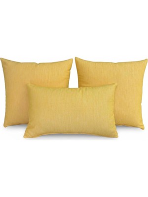 Elanora Home Indoor Outdoor Kırlent,güneşe Dayanıklı Balkon Bahçe Marin Kırlent Kılıfı 3’lü Set