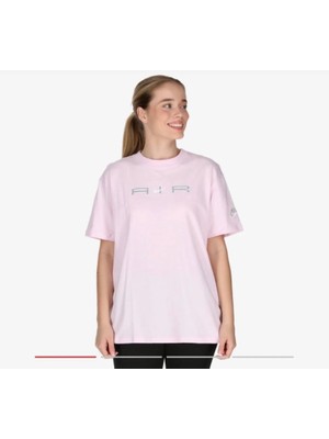 Nike Sportswear Air Boyfriend Short-Sleeve Pembe Kadın T-Shirt DD5431-695
