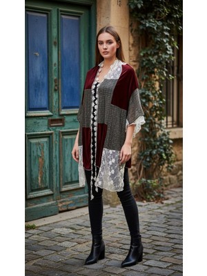 Gönülden Tasarım Dantel ve Triko Tasarım Kadın Fular Şal 160X40 cm