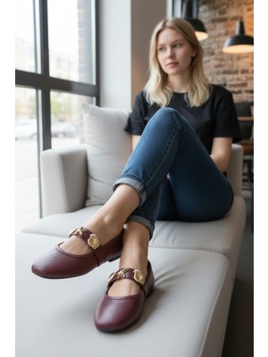 Huzurlu Adımlar Midye Desen Babet