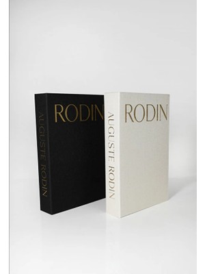 Kumaş Kaplı Dekoratif Kitap Kutu (Rodin Bej&siyah Gold)