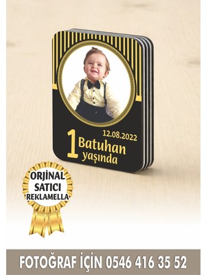 Reklamella 186 Temalı Kişiye Özel Resimli Doğum Günü Magneti 8x6 cm  10 Adet