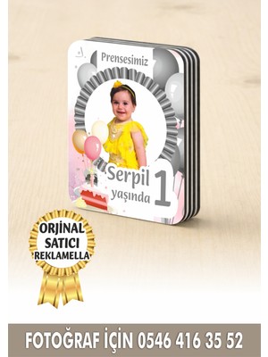 Reklamella 189 Temalı Kişiye Özel Resimli Doğum Günü Magneti 8x6 cm  10 Adet