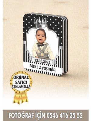 Reklamella 185 Temalı Kişiye Özel Resimli Doğum Günü Magneti 8x6 cm  10 Adet