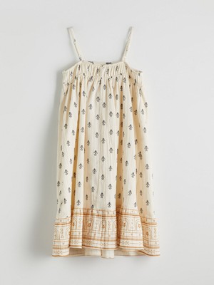 Lc Waikiki Yeni Sezon Kare Yaka Kız Çocuk Elbise