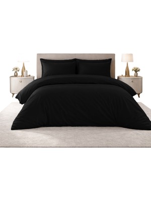 Sabia Soft Touch %100 Pamuk 62 Tel – 150X200 cm + 37 cm Yüksekliğe Uygun Çift Kişilik Nevresim Takımı 4 Yastıklı