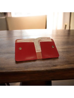 Parla Leather Prestige El Yapımı Hakiki Gerçek Deri Kartlık Cüzdan