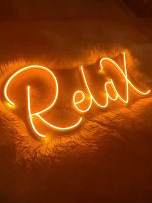 Dekoraven Relax Yazılı Neon LED Tabela Dekoratif Işık DEKOR(70X35CM)