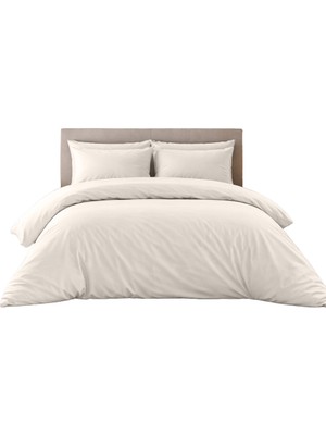 Sabia Soft Touch %100 Pamuk 62 Tel – 200X200 cm + 37 cm Yüksekliğe Uygun Battal Boy Nevresim Takımı 4 Yastıklı