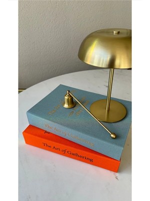 Kumaş Kaplı 2'li Dekoratif Kitap Kutu (The Art Of Mavi-Turuncu)