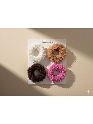 Bayfas 4'lü Peluş Toka