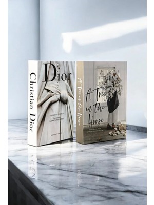 2'li A Tree & Gelinlik Dekoratif Kitap Kutu