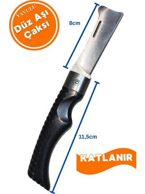 Yavulu Düz Aşı Çakısı Bağ Biçağı Dal Aşılama Çakısı Düz Uçlu Aşı Çakısı Paslanmaz Aşı Çakısı