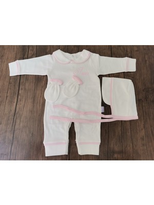 Minik Adımlar Minik Adımlar Isme Özel Nakışlı Biyeli Tulum Isimli