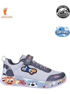 Albishoes Erkek Çocuk Unisex Futbol Temalı Yazlık Fileli Rahat Yumuşak Taban Sneaker Spor Ayakkabı