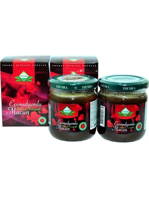  themra bitkisel ürünler ballı macunu kuvvet macunuthemra epimedyumlu karışımlı ballı mesir macunu 240x2 adet