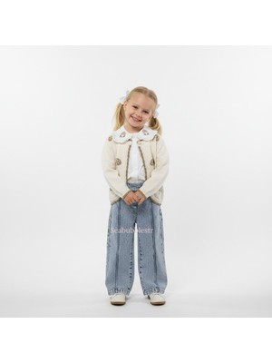 Seabubbles Yakası Fistolu Gömlekli Kız Çocuk Takım