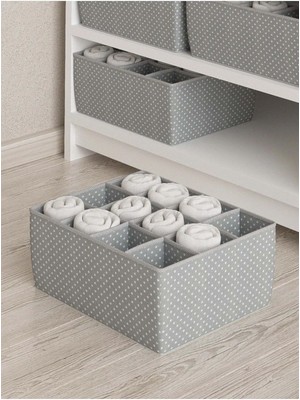 Helen's Home 12 Bölmeli Kutu Çocuk Odası Dolap Çekmece Içi Çamaşır Çorap Düzenleyici Petek Akordiyon Organizer