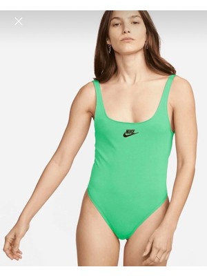 Nike Sportswear Women's Bodysuit Yeşil Kadın Bady (Çıtçıtsız) FJ5219-363