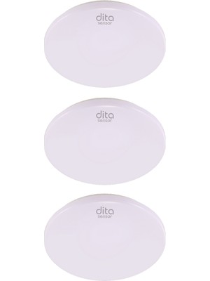 (3 Adet) Dita ML112NW 18W 4000K (Günışığı) 1250 Lümen Sensörlü LED Armatür