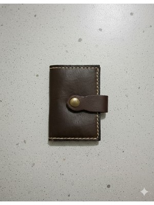 Otohousse Hakiki Deri Akordiyon Cüzdan Kartlık