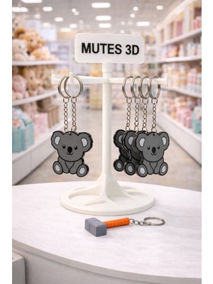 3D Koala Anahtarlik 10'lu Paket - 1203