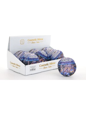 Ynt İthalat Taşlı Istanbul Tasarımı El Aynası Kalın ALK2487