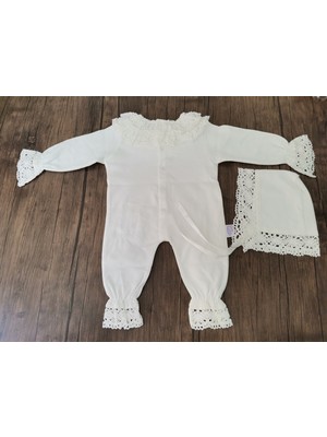 Minik Adımlar Dantelli Tulum