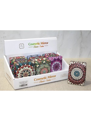 Ynt İthalat Taşlı El Aynası Dikdörtgen Kalın ALK3743