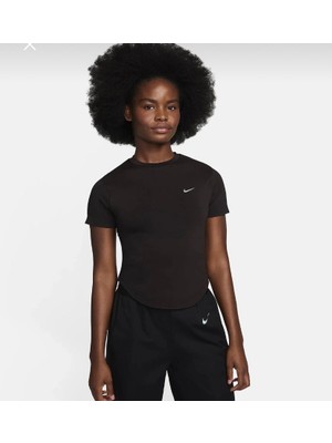 Nike Running Division Dri-Fıt Adv Kısa Kollu Tam Kalıp Kahverengi Kadın T-Shirt FN2581-227