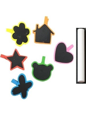 Ahşap Yazı Tahtalı Mandal Seti