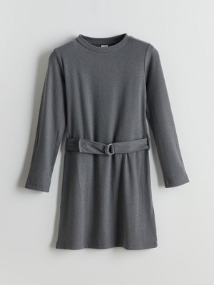 Lc Waikiki Yeni Sezon Bisiklet Yaka Kız Çocuk Elbise