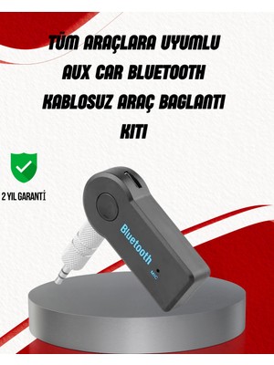 Eller Serbest Özellikli Bluetooth Aux Araç Kiti