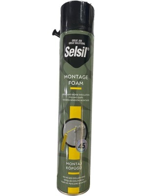 Selsil Tam Dolum Poliüratan Montaj Köpüğü 845 gr