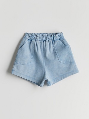 Lc Waikiki Yeni Sezon Beli Lastikli Cepli Kız Çocuk Şort