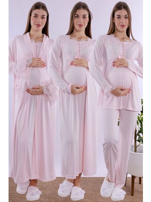 Mecit Pembe Hamile Lohusa Set