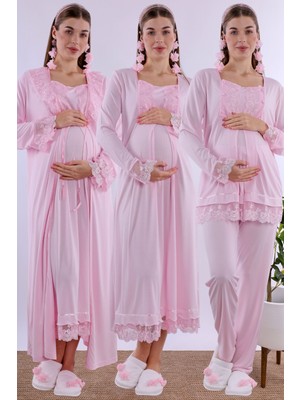 Effortt Pembe Hamile Lohusa Set