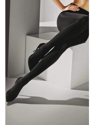 Beruflic Siyah 100 Denye Kalın Külotlu Çorap Opak Naturel Esnek