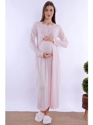 Mecit Pembe Hamile Lohusa Gecelik