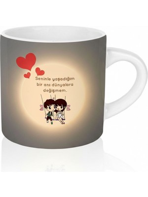 Bade Sevgililer Gününe Özel Kahve Fincanı