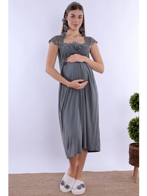 Effortt Füme Hamile Lohusa Gecelik