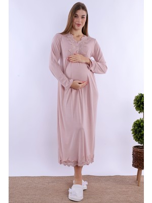 Carpediem Gül Kurusu Hamile Lohusa Gecelik